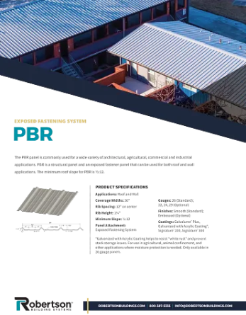 ROB PBR Data Sheets