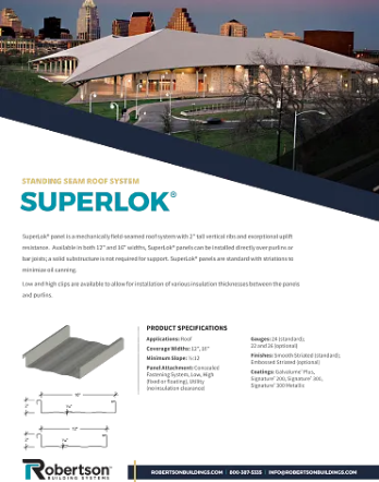 ROB SuperLok Data Sheets